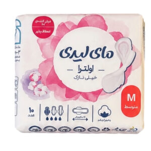 نواربهداشتی بالدار مای لیدی مدل Ultra Thin پنبه ای متوسط M