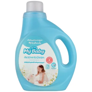 مایع لباسشویی کودک یک سال به بالا مای بیبی مدل active and clean وزن 1 کیلوگرم